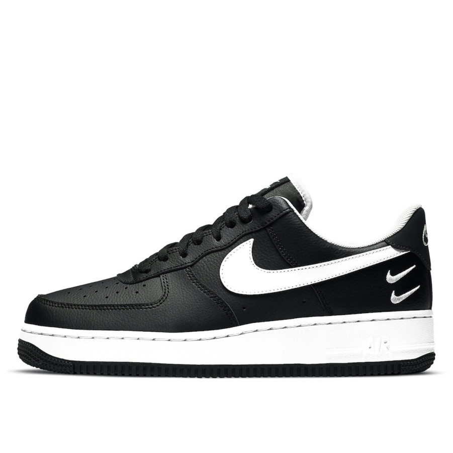 Klekt Air Force 1 Niski Dvostruki Mini Swooshes Crno Bijeli