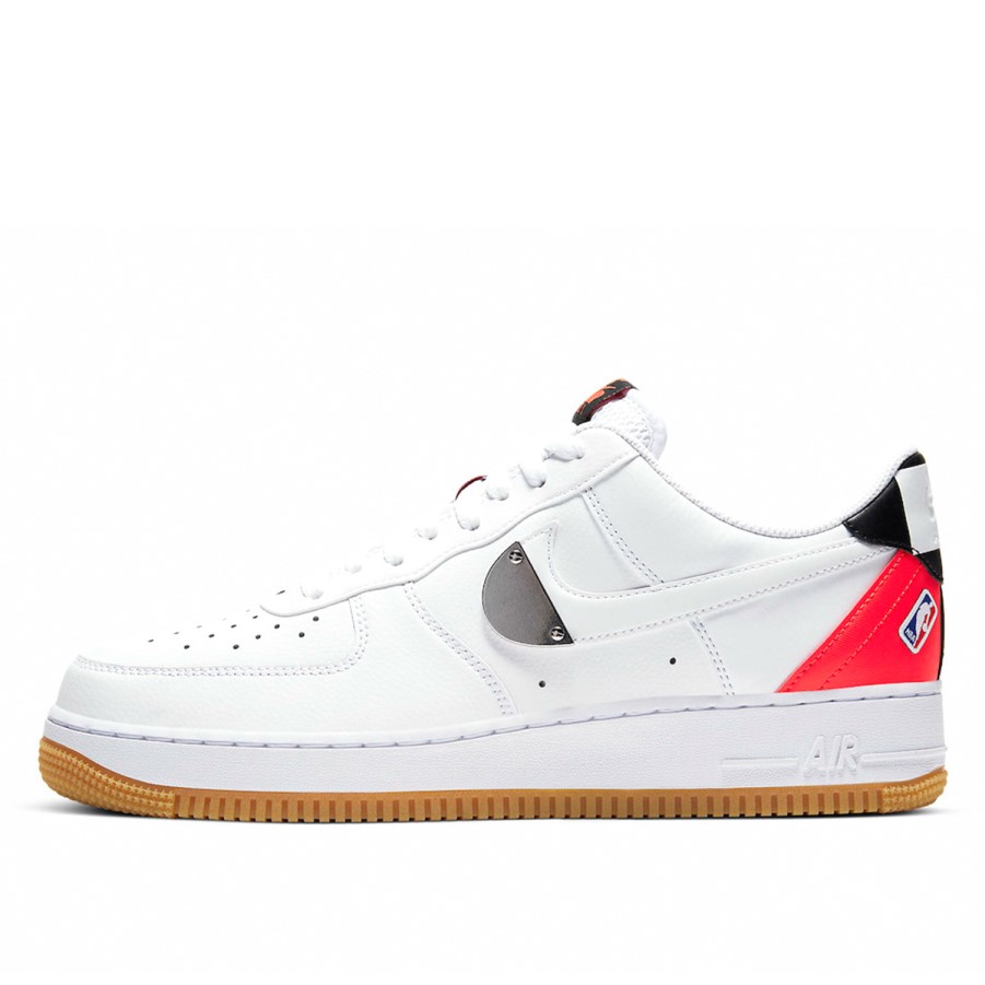 Klekt Air Force 1 Low Nba Paket Bijeli Svijetlo Grimizni