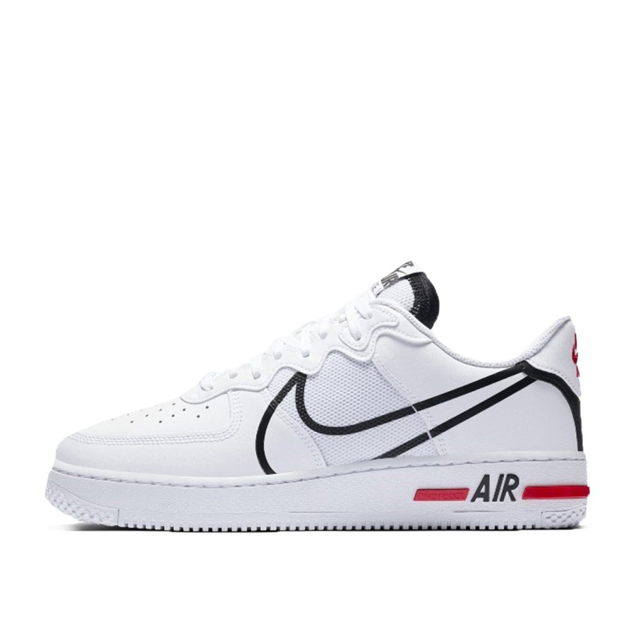 Klekt Air Force 1 React Bijelo Crno Crveno