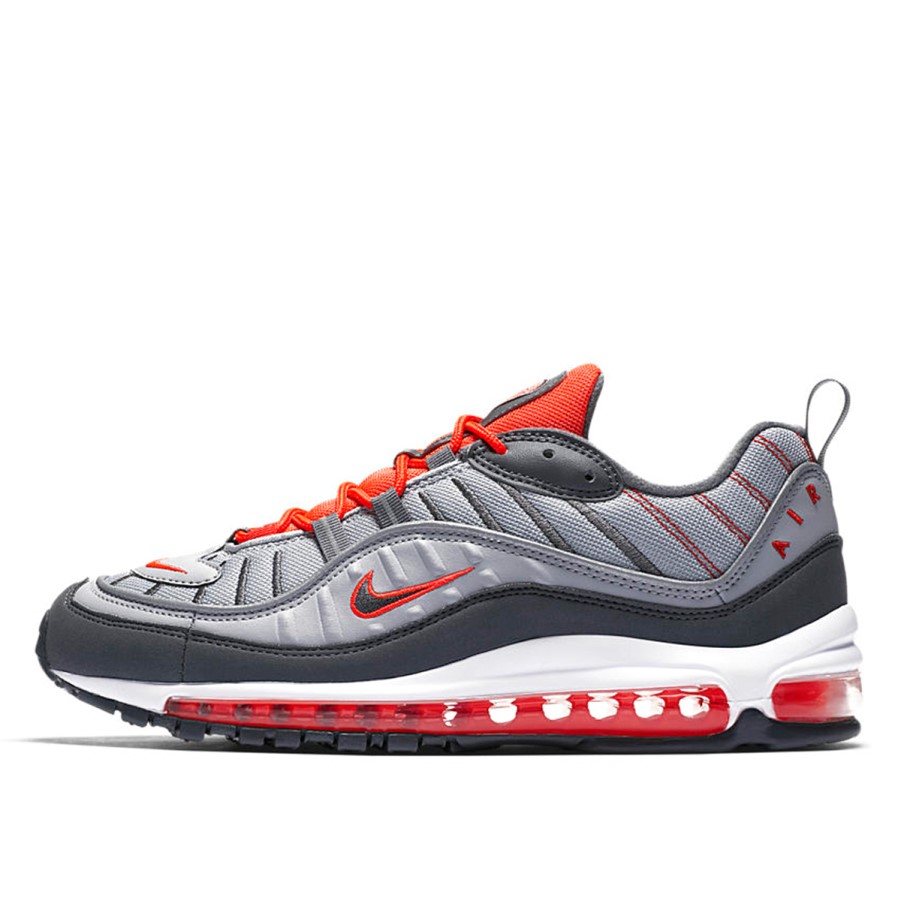 Klekt Air Max 98 Wolf Grey Total Crimson