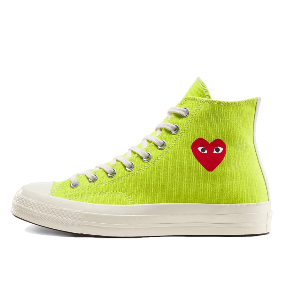 Klekt Chuck Taylor All-star 70-ih Hi Comme Des Garcons Igra Svijetlo Zelena