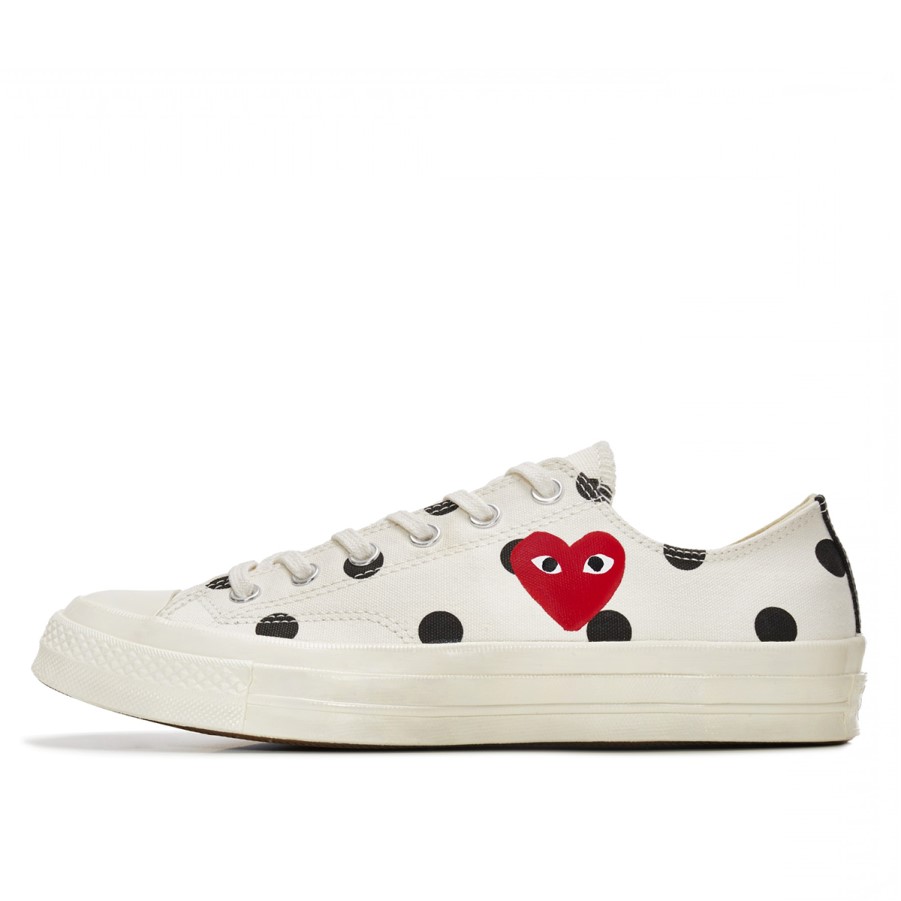 Klekt Chuck Taylor All-star 70s Ox Comme Des Garcons Cdg Točkica Bijela