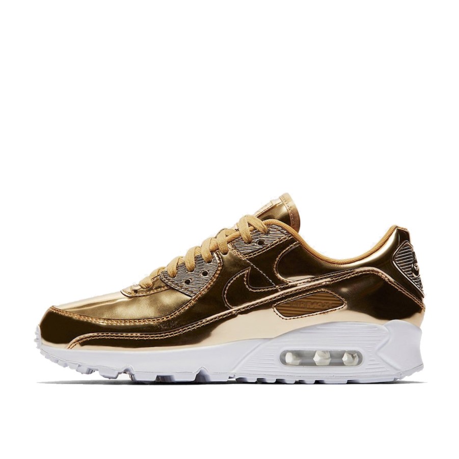 Klekt Wmns Air Max 90 Metalik Pakiranje Zlato