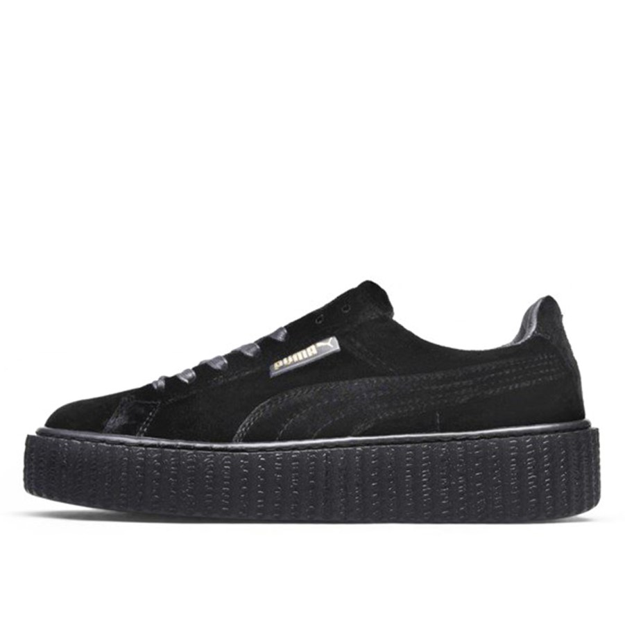 Klekt Wmns Creeper Velvet Rihanna Fenty Black