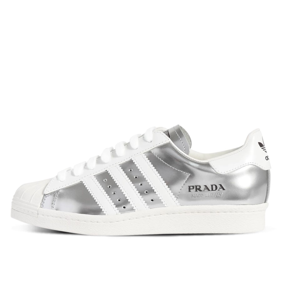 Klekt X Prada Superstar Metalik Srebrna