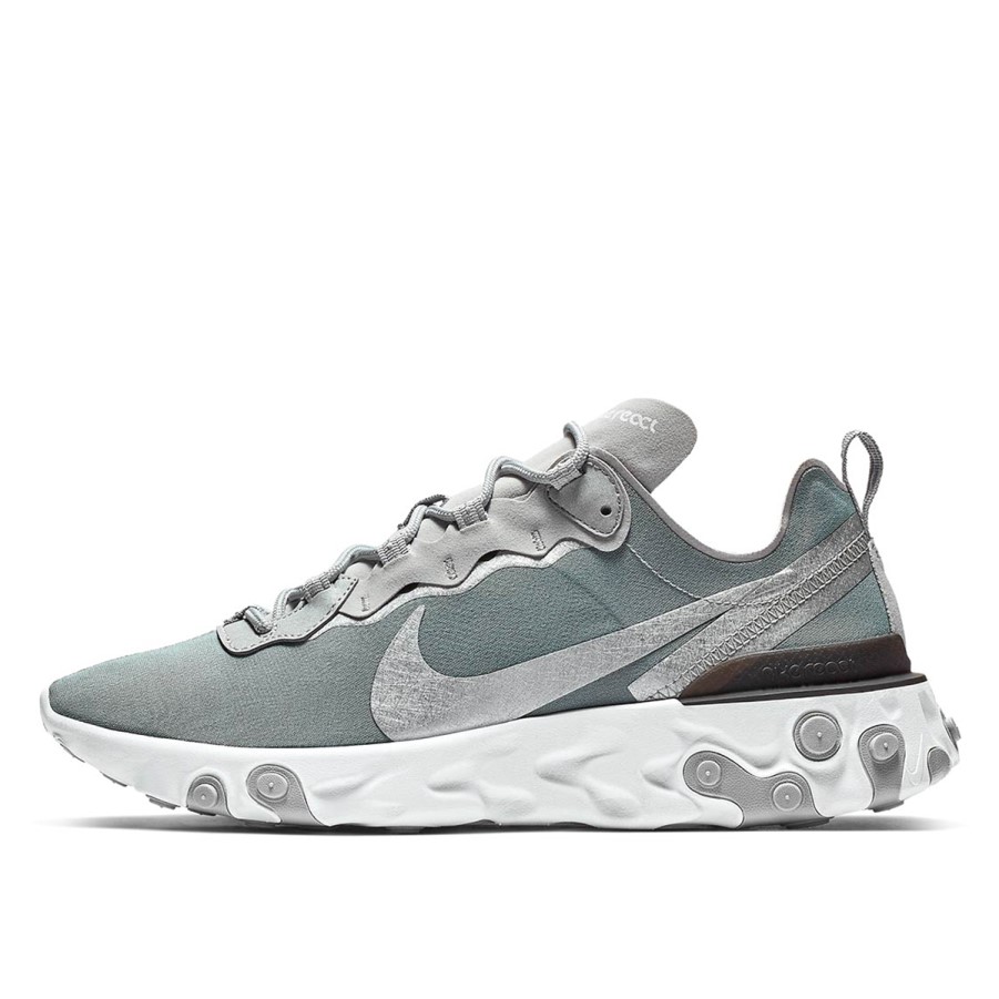 React Element 55 Metalik Srebrni Klekt Nov