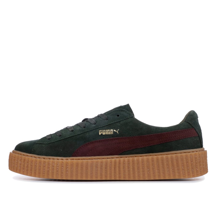 ženske X Fenty Creepers Rihanna Antilop Zelena Klekt
