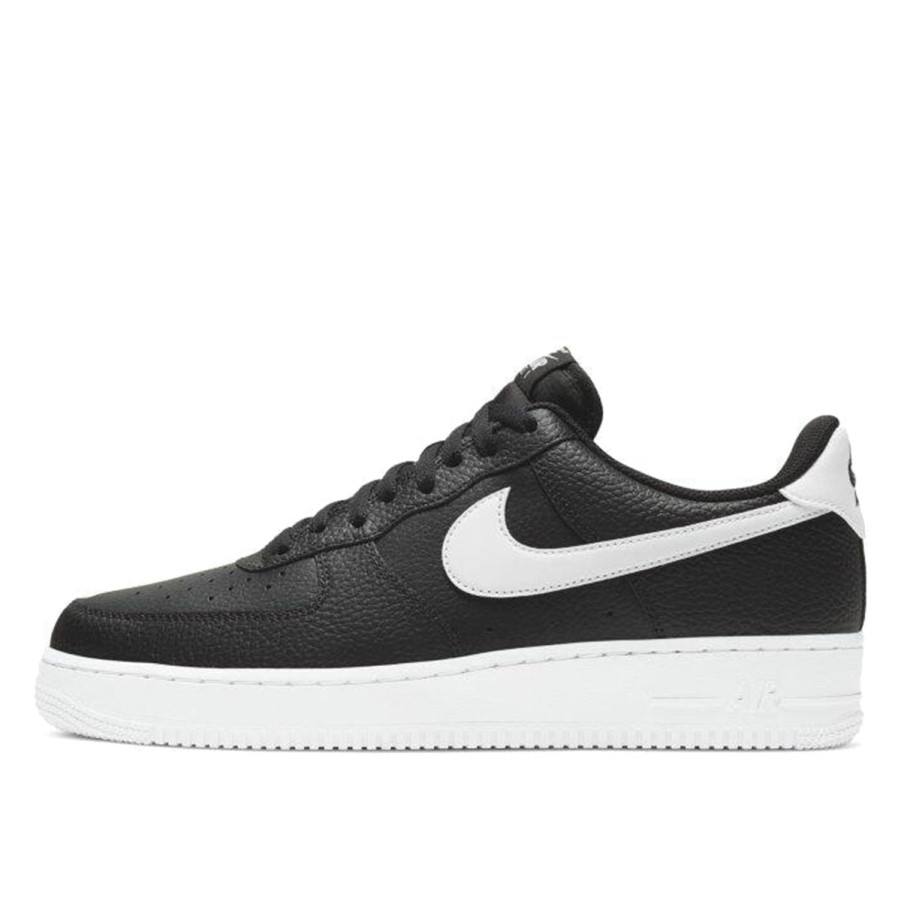 Air Force 1 Low 07 Crna Bijela šljunčana Koža Klekt
