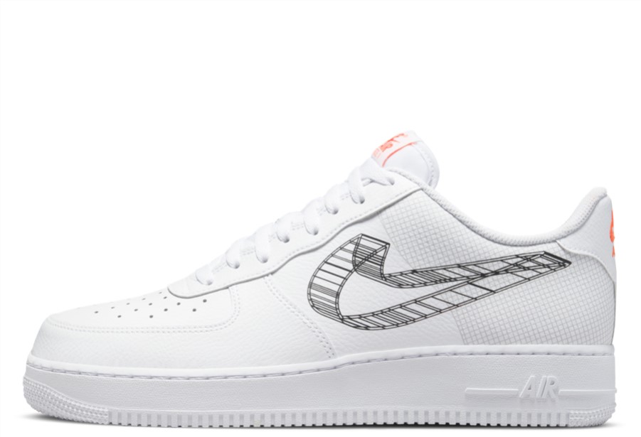 Air Force 1 Low 3d Swoosh Bijeli Klekt