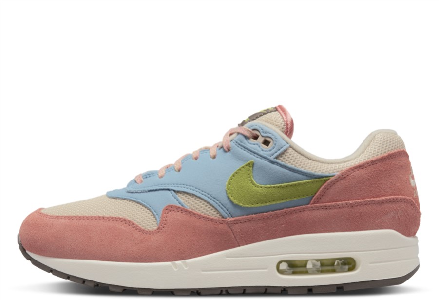 Air Max 1 Svijetli Korijen Madder Worn Blue Klekt