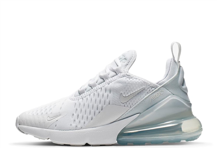 Air Max 270 Gs Bijela Metalik Srebrna Klekt
