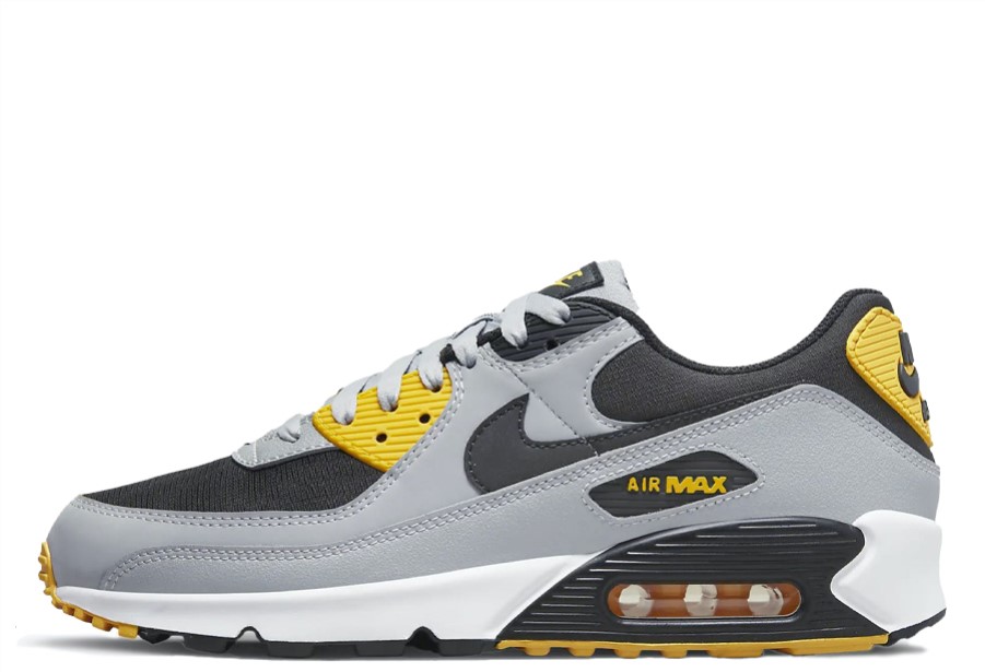 Air Max 90 Siva Crna Sveučilišna Zlatna Klekt