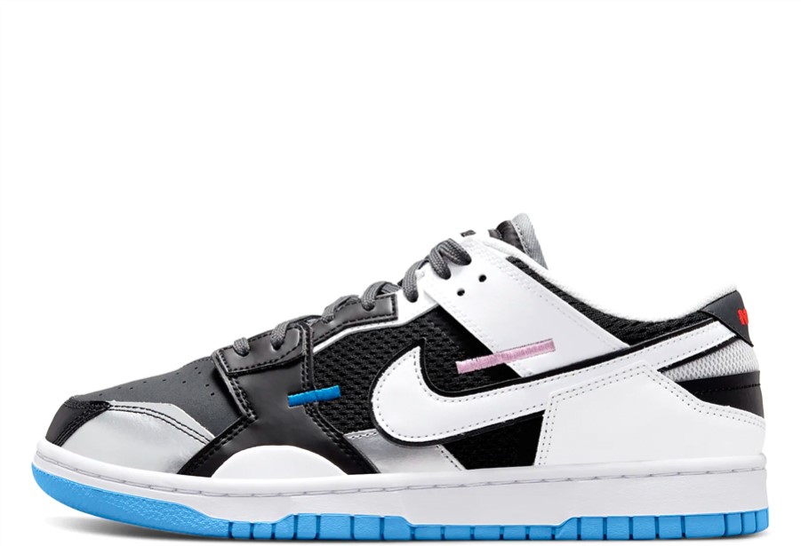 Zakucavanje Scrap Mismatch Bijelo Crno Klekt