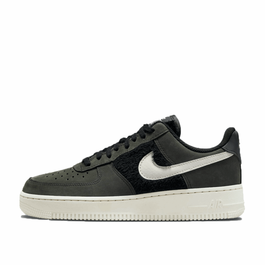 Klekt Air Force 1 Low Wmns Umjetno Krzno Zeleno Crno