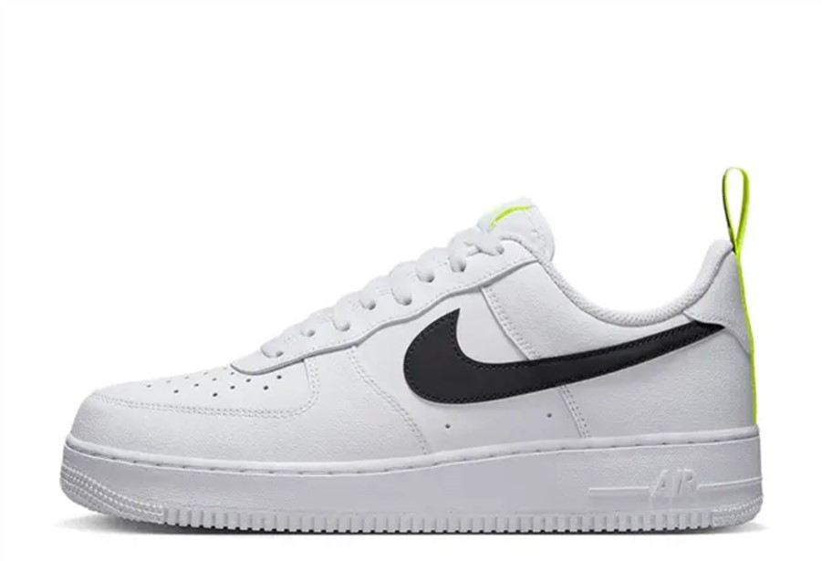 Klekt Air Force 1 Nizak Bijeli Crni Volt