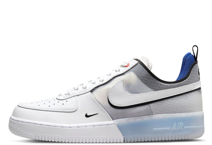 Klekt Air Force 1 React Bijela Fotografija Plava