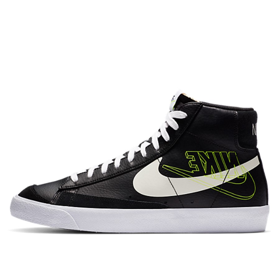 Klekt Blazer Mid 77 Crni Obrnuti Logo