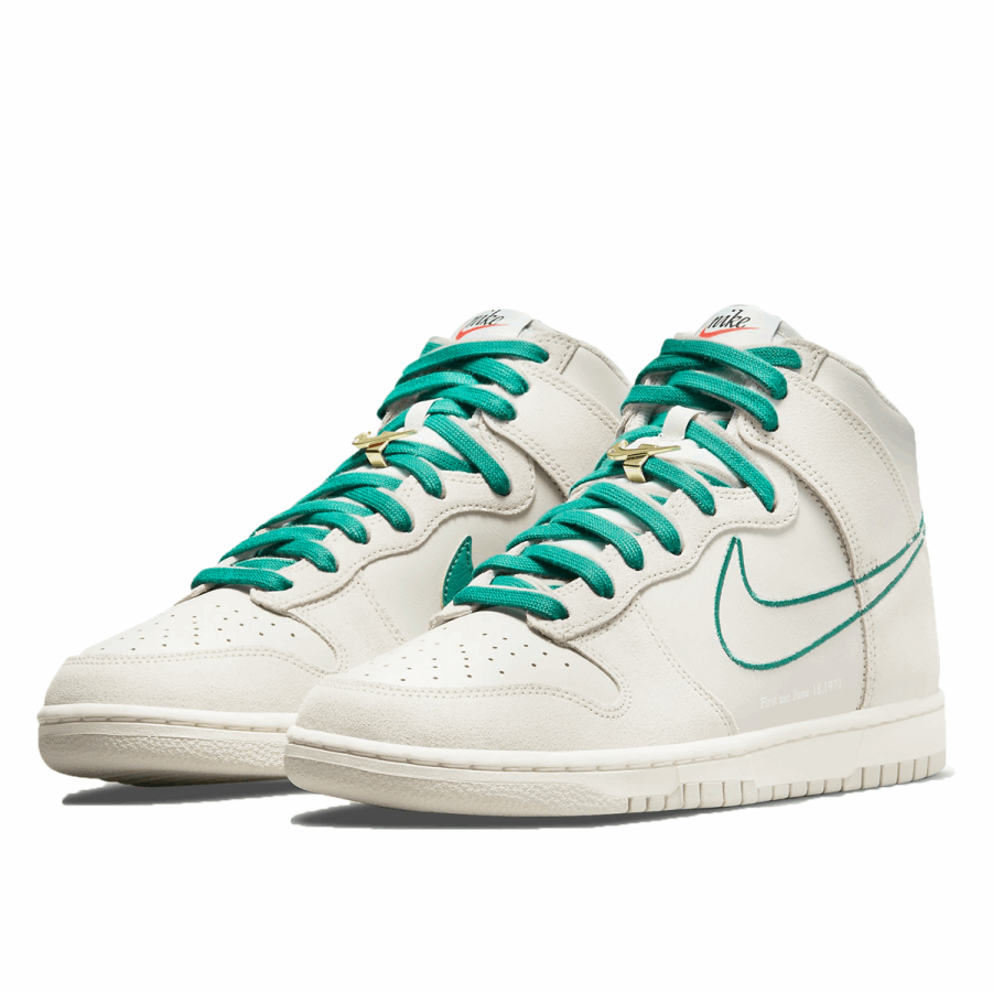 Klekt Dunk High Se Light Bone Green Noise - Prva Upotreba