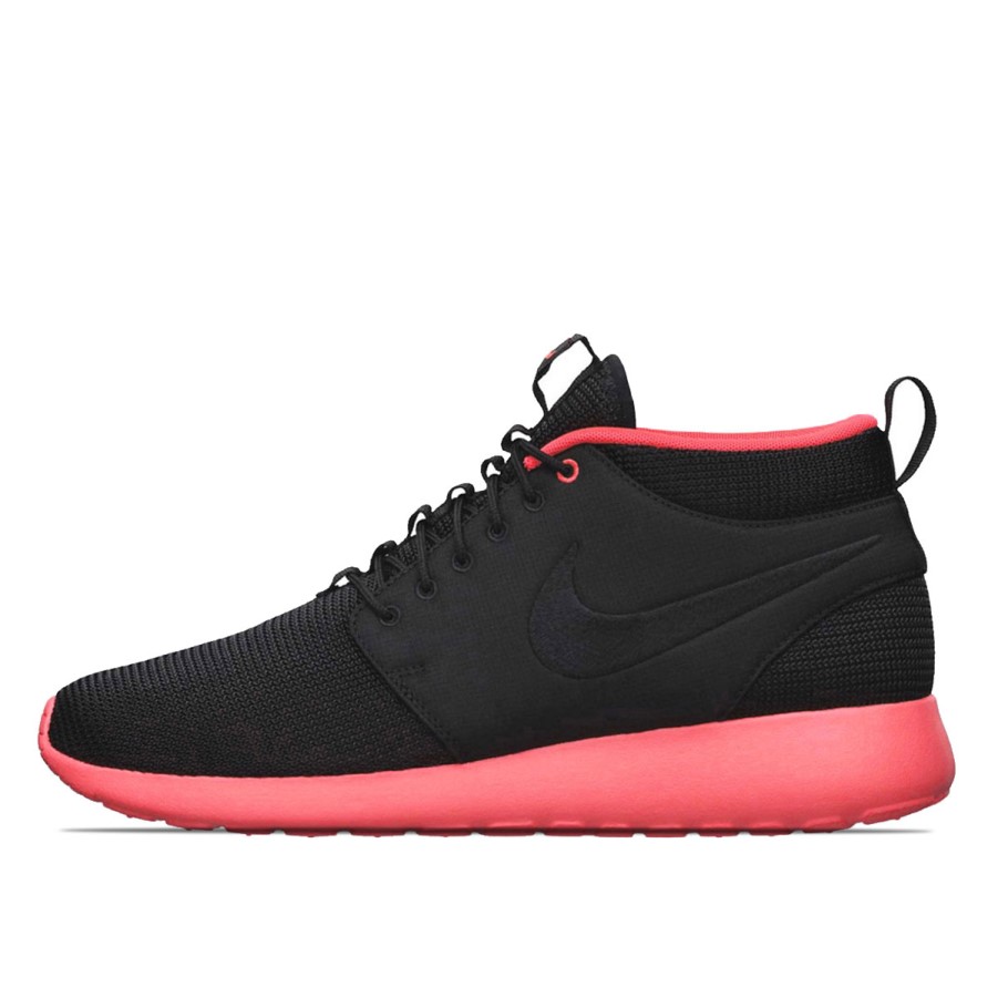 Klekt Rosherun Mid Black Atomic Red