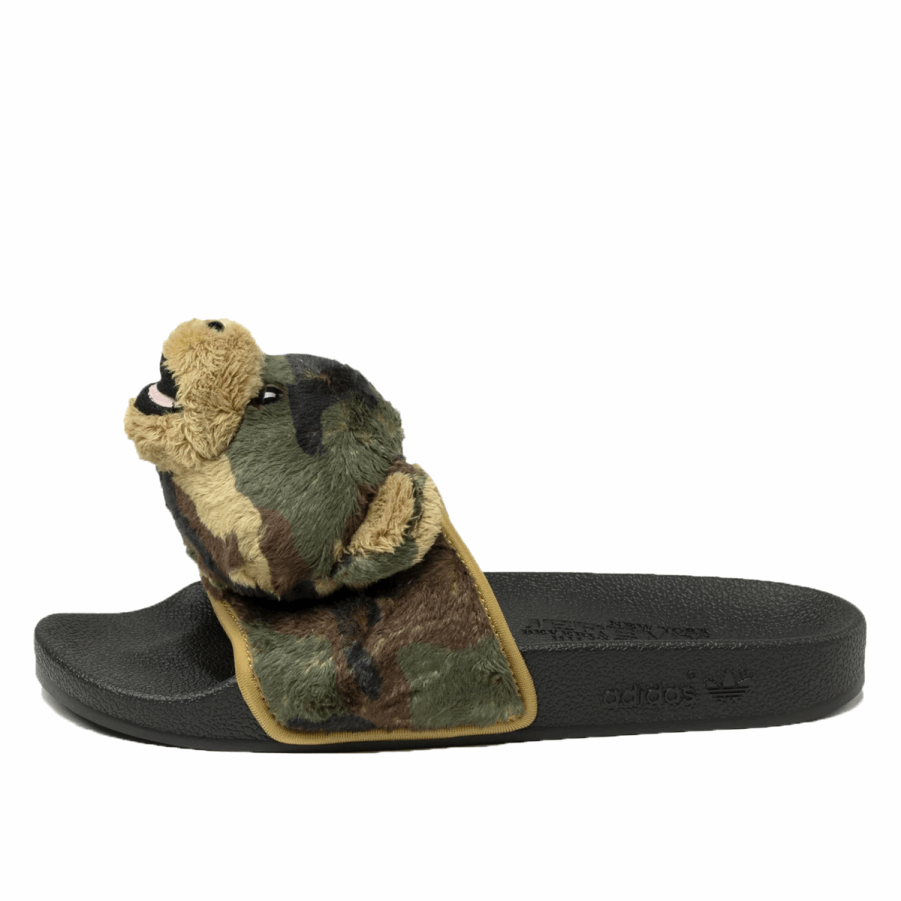 Klekt X Jeremy Scott Adilette Teddy Tobogani Crni