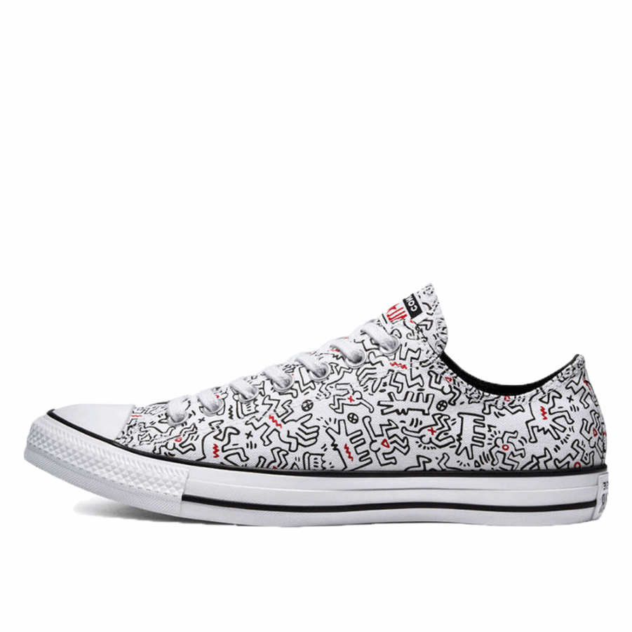 Klekt X Keith Haring Chuck Taylor All Star Low Top Crne Bijele