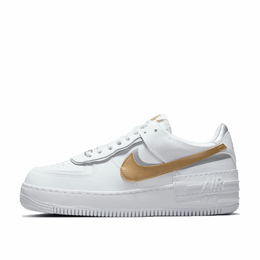 Wmns Air Force 1 Sjena Zlatna Swoosh Klekt