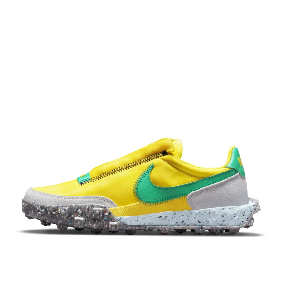 Wmns Waffle Racer Crater Yellow Strike Roma Green Klekt