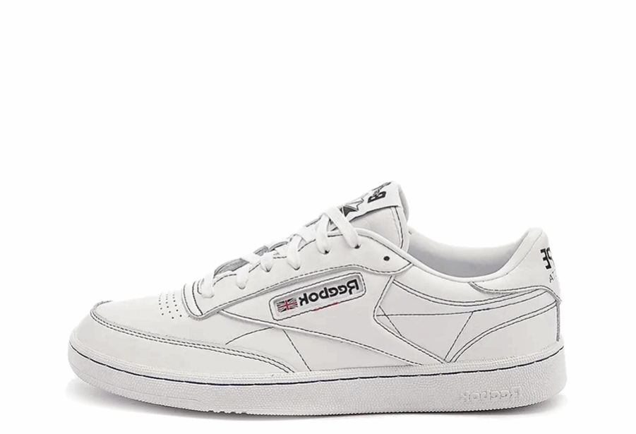 X Bape Club C 85 Bijeli/crveni/plavi Klekt