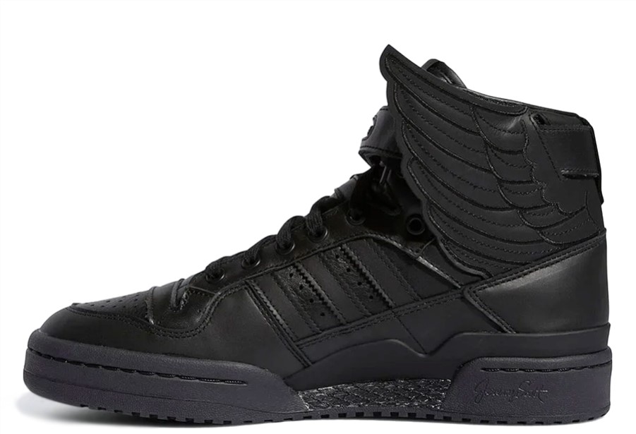 X Jeremy Scott Forum Hi Wings 4.0 Black Klekt