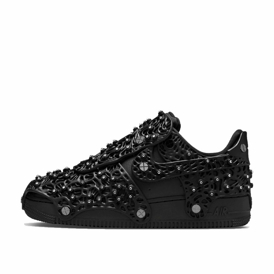 X Swarovski Air Force 1 Low Lxx Wmns Triple Black Klekt