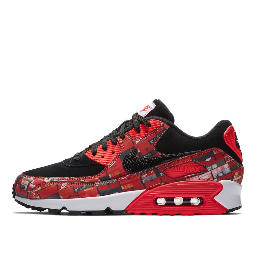 X Atmos Air Max 90 Volimo Nike Box Pack (sjajno Grimizno) Klekt