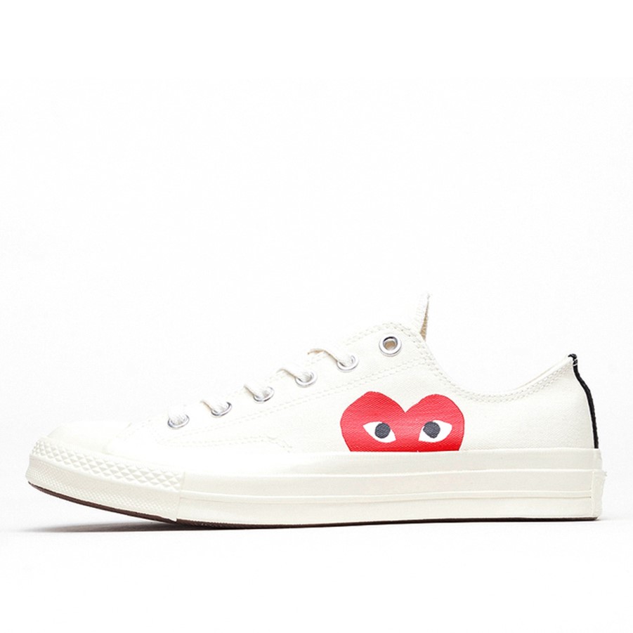 X Comme Des Garcons Cdg Chuck Taylor Low Cream White Klekt
