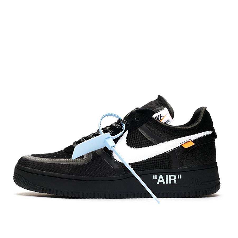 X Off White Air Force 1 Niski Crni Klekt