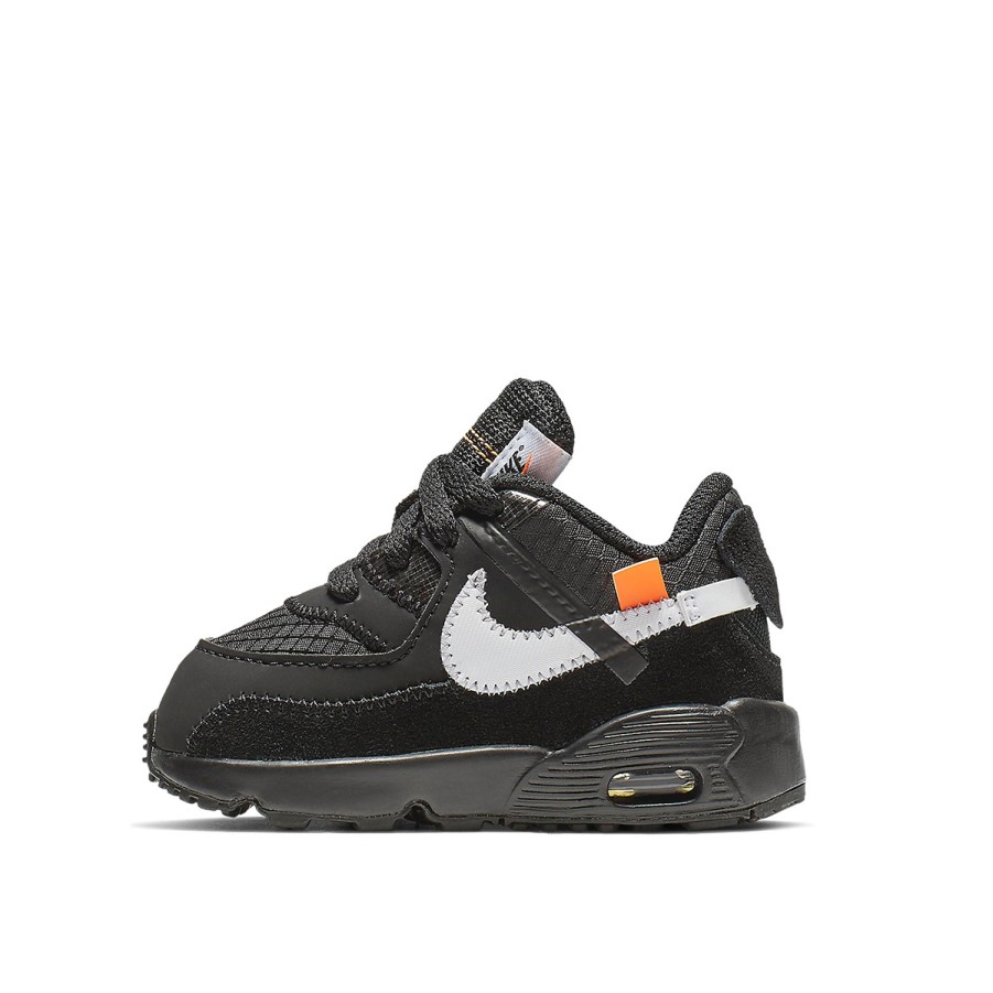 X Off White Air Max 90 Crna Bijela (toddler) Klekt
