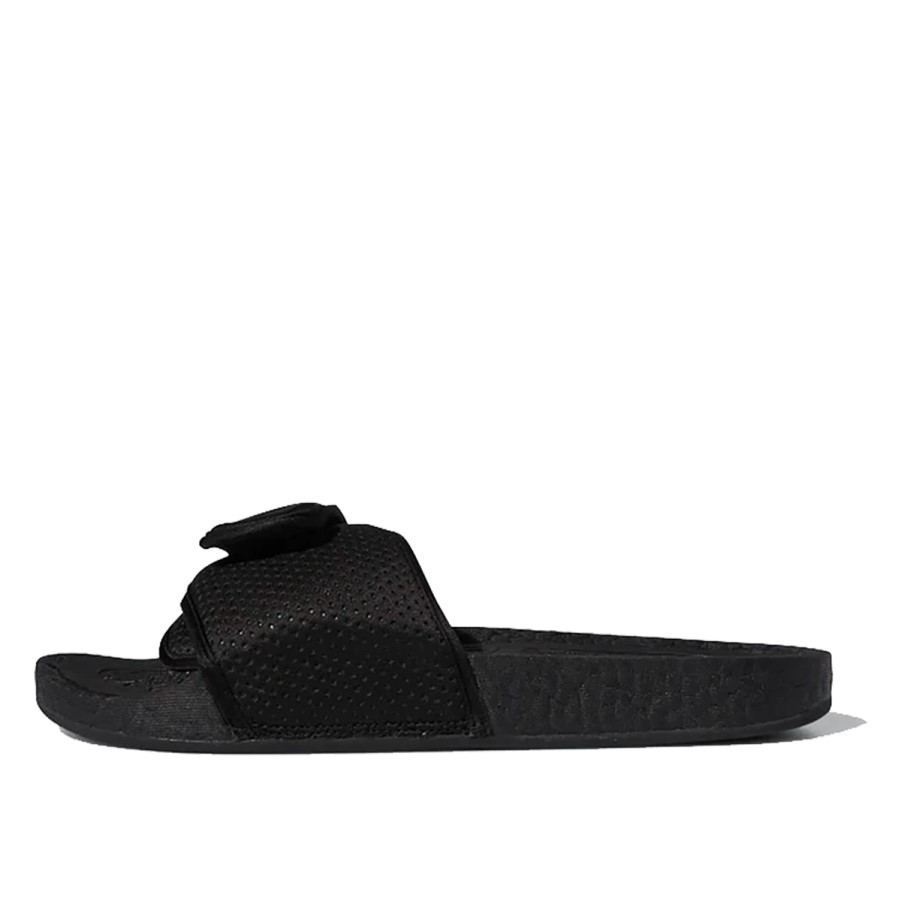 X Pharrell Williams Boost Slide Core Black Klekt