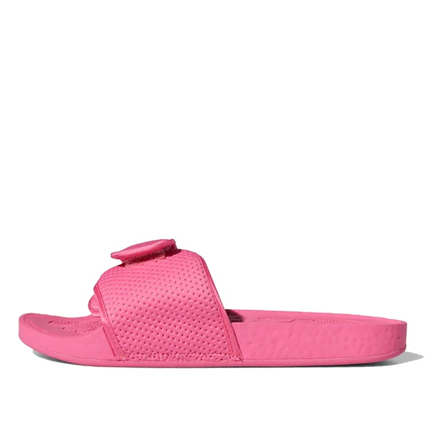 X Pharrell Williams Boost Slide Semi Solar Pink Klekt