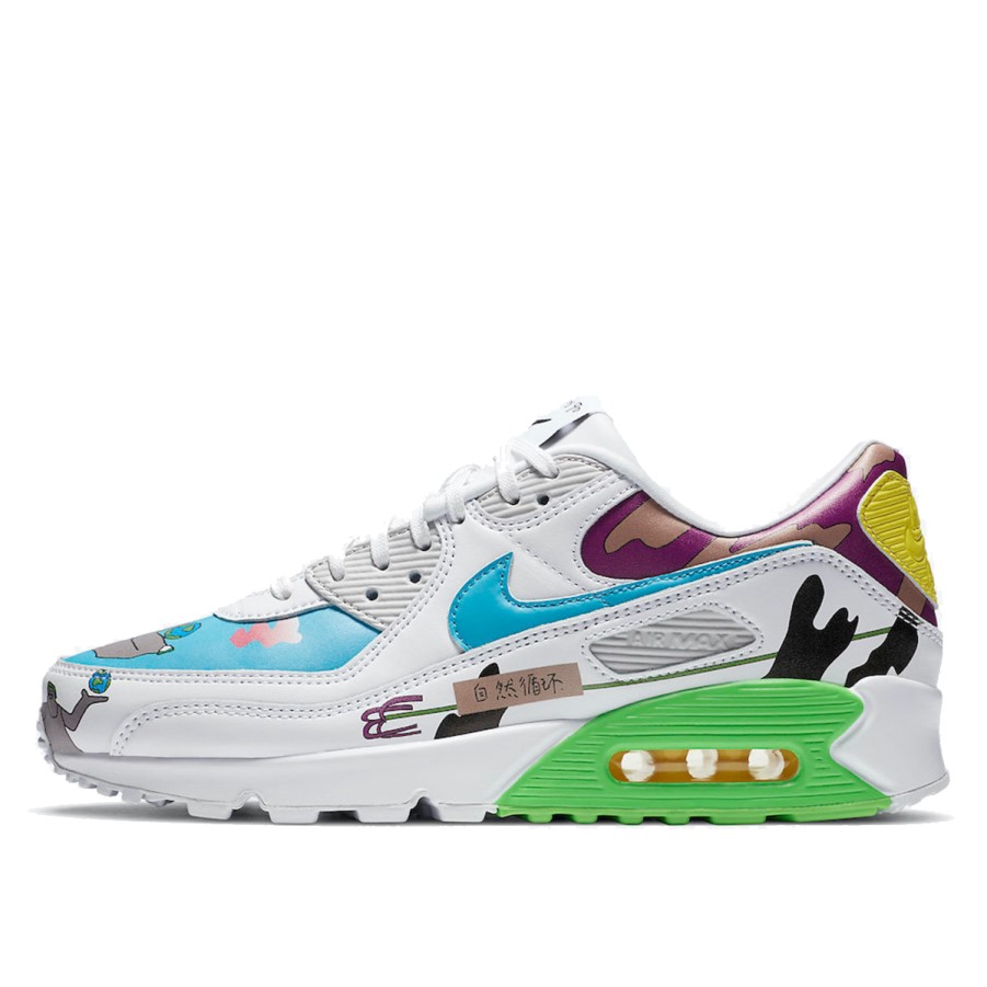 X Ruohan Wang Air Max 90 Flyleather Klekt