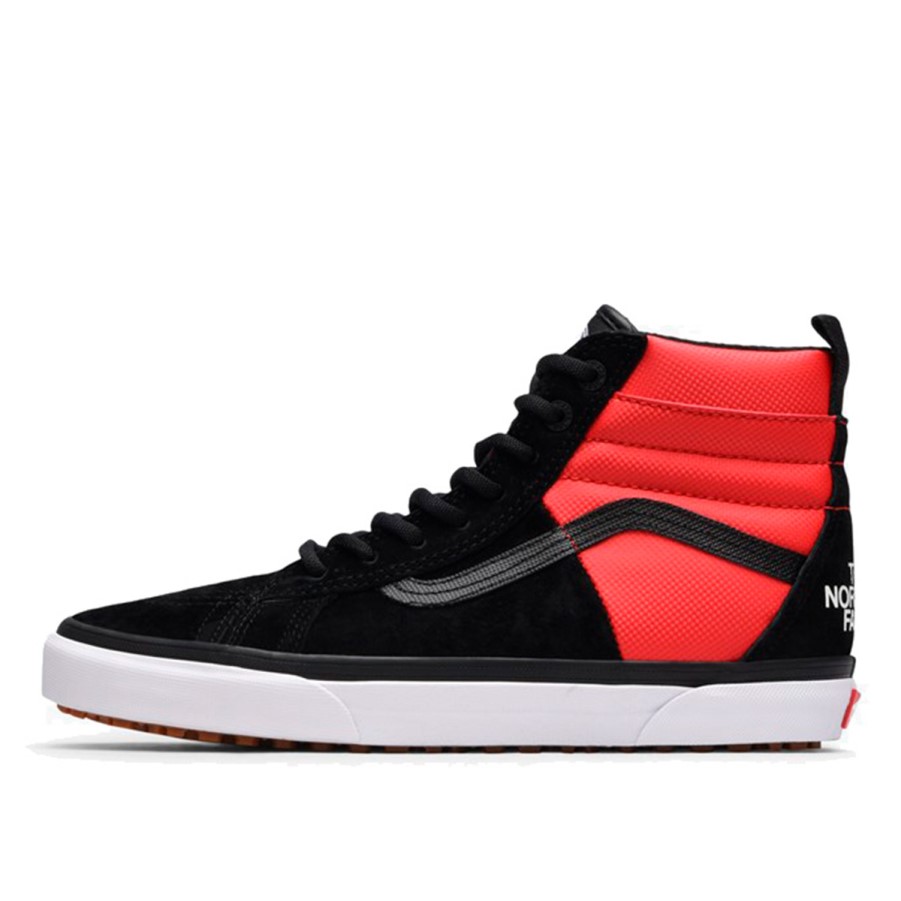 X The North Face Sk8-hi 46 Mte Dx Tnf Black Red Klekt